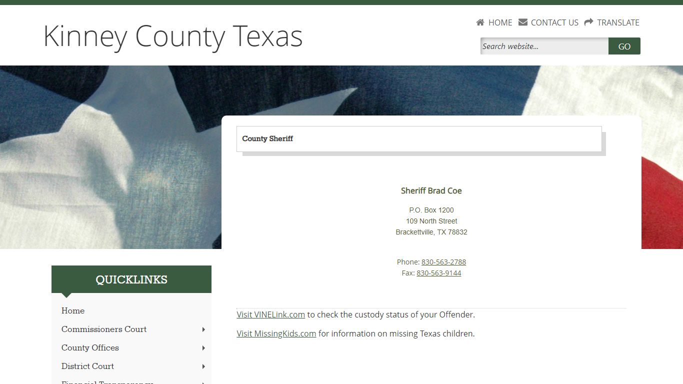 Kinney County, Texas